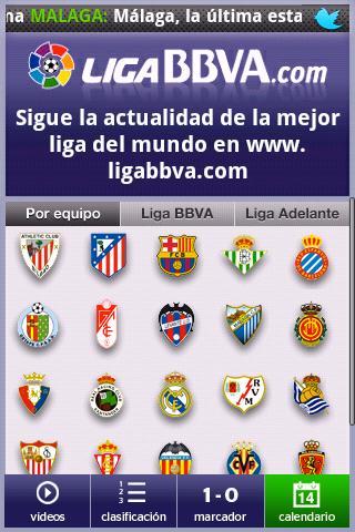 Aplicaci&oacute;n LigaBBVA截图1