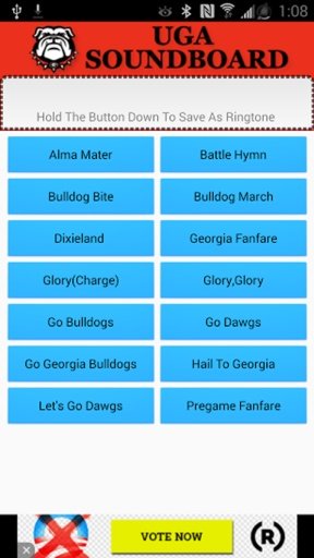 UGA Soundboard / Ringtone截图2