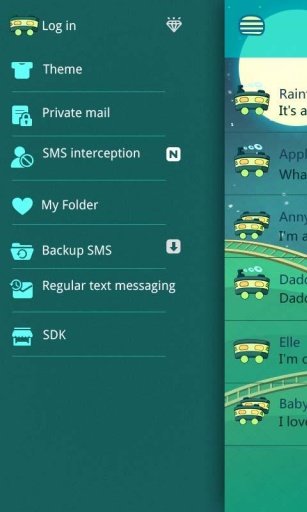 GO SMS PRO TRAIN THEME EX-KP截图5