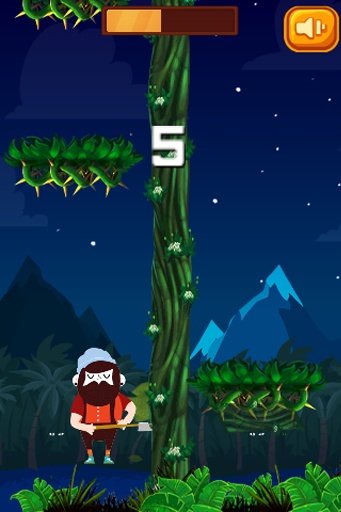 Timberman Midnight lumberjack截图4