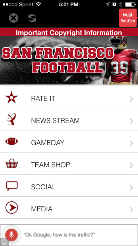 San Francisco Football STREAM截图5