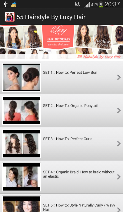 55 Hairstyle by Luxy Hair截图1