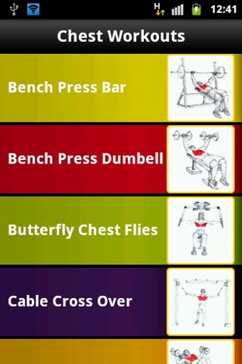 Chest Workouts for Men截图2