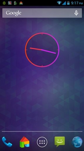 Rainbow Clock Widget ( IOS 7 )截图3
