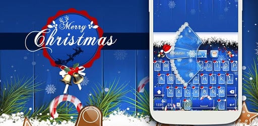 Merry Christmas Keyboard Theme截图1