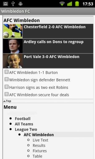 Wimbledon FC News截图3