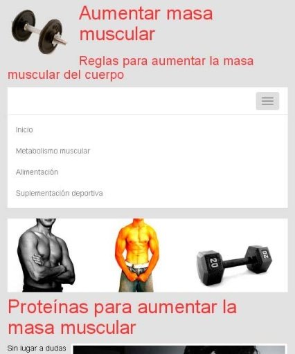 Aumentar masa muscular截图4