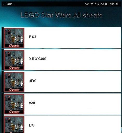 LEGO Star Wars: All cheats截图5