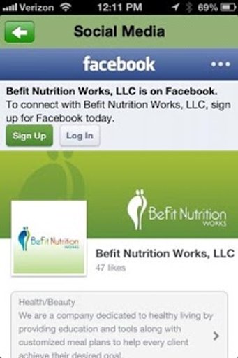 BeFit Nutrition Works截图4