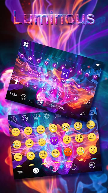 Luminous Kika Keyboard Theme截图8