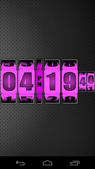 3D Rolling Clock PINK截图3