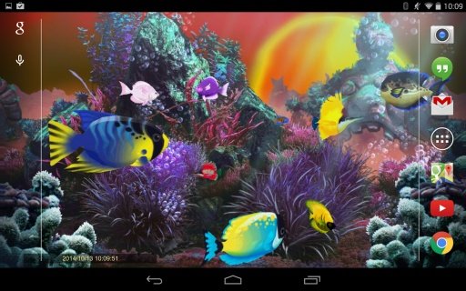 Exotic Aquarium 3D Live Wallpaper截图3