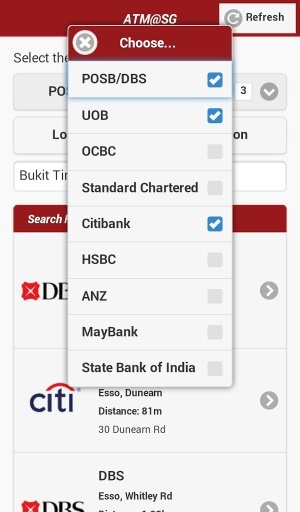 ATM@SG: ATM in Singapore截图4