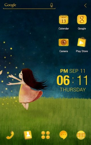 Autumn Night Atom Theme截图3