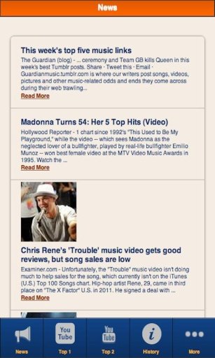 Top Music Videos Free截图2