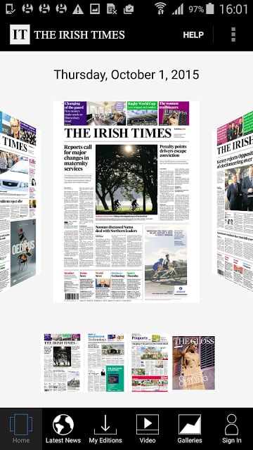 Irish Times ePaper截图9