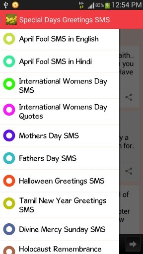 Special Days Greetings SMS截图3