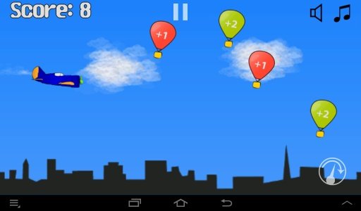 Airplane Balloons Game截图2