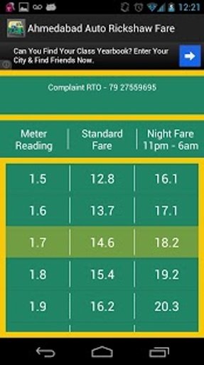 Ahmedabad Auto Rickshaw Fare截图1