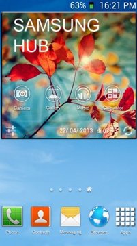 Galaxy S4 clock FREE截图