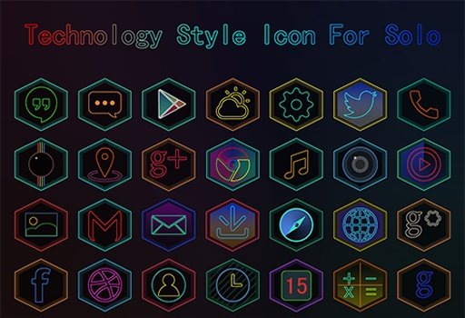 Technology Style - Icon Pack截图1