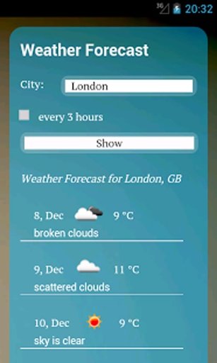 UK Weather - 7 day forecast截图1