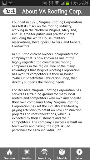 VA Roofing Corporation截图5