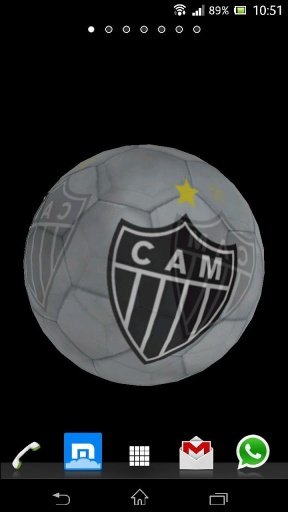 Ball 3D Atletico Mineiro LWP截图3