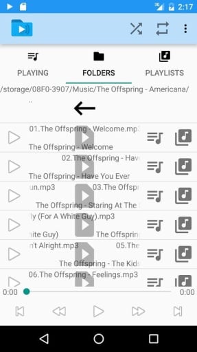 文件夹音乐播放器截图1