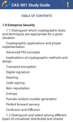 CompTIA CAS-001 Guide Demo截图1