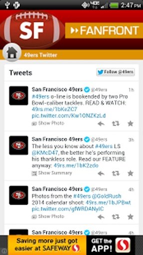 49ers FanFront截图2