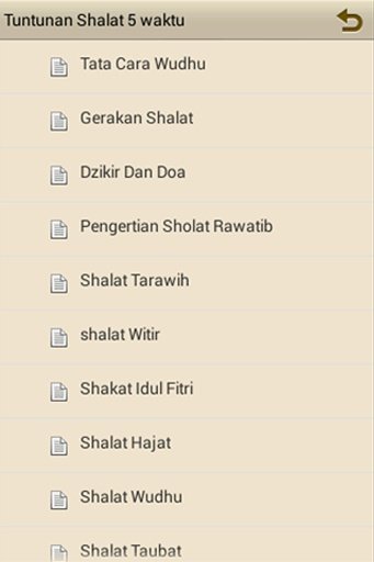 Tuntunan Shalat 5 Waktu截图1