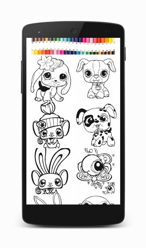 Pet Shop Magic Coloring Book截图1