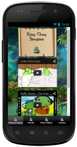 King Frog Memory Game for Kids截图1