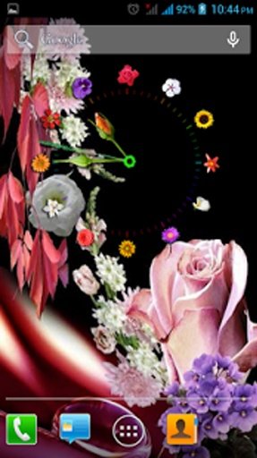 Rose Clock Live Wallpaper截图3