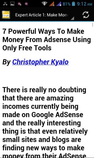 Google Adsense Tips截图6