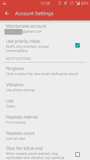 Unreads notifier for GMail截图2