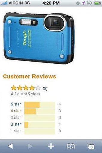 Reviews TG-620 Tough Camera截图2