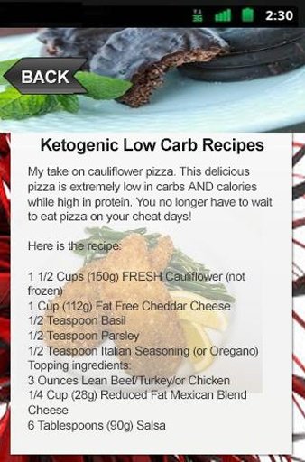 Ketogenic Low Carb Recipes截图8