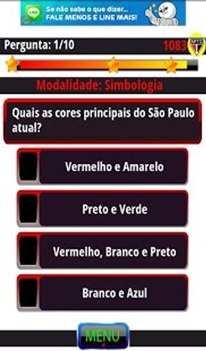 S&atilde;o Paulo Futebol Quiz截图2