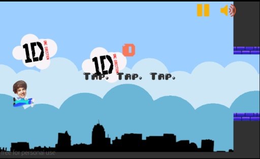 1D Harry Styles Flappy Plane截图1