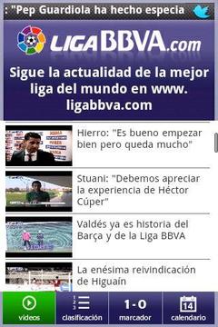 Aplicaci&oacute;n LigaBBVA截图