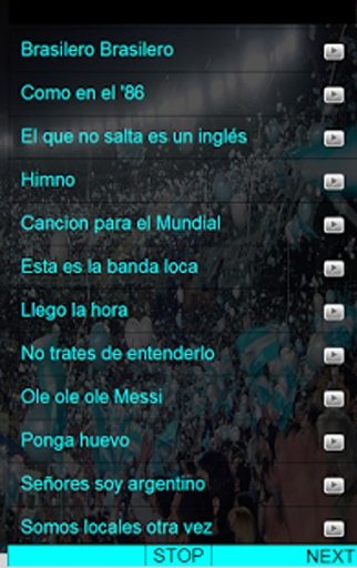 Canciones Argentina Mundial截图3