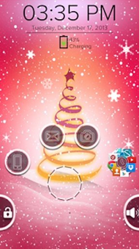 Merry Christmas Theme Locker截图1