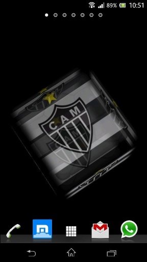 Ball 3D Atletico Mineiro LWP截图2