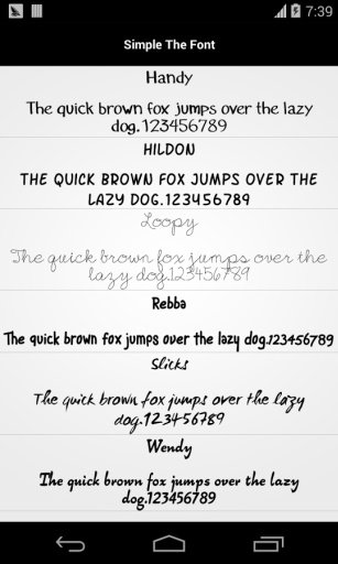 Galaxy Pencil Font fr Flipfont截图6