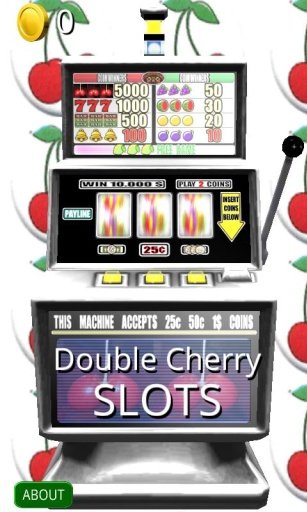 3D Double Cherry Slots - Free截图2