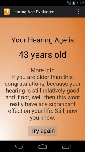 Hearing Age Evaluator截图1