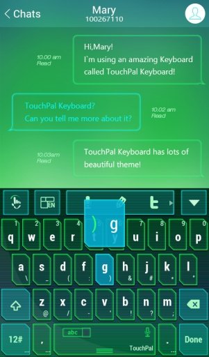 Technology TouchPal Theme截图4