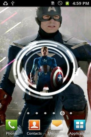 Captain America Free Live Wallpaper截图5